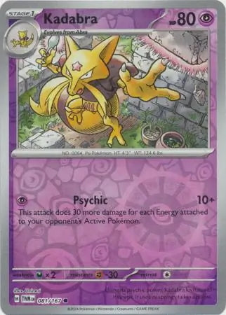 Twilight Masquerade Kadabra #81/167 reverse holo